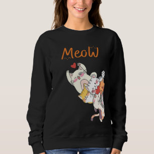 Camiseta Pilha de Ronronares Um Momento de Amor de Gatos Ab