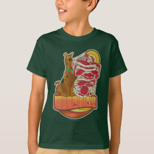 Camiseta Pilha de Scooby-Doo   do gráfico de "Munchies" da