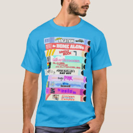 Camiseta Pilha de VHS para Filmes Retroativos de 80s
