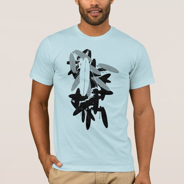 Camiseta Pilha do conselho de pá (Frente)