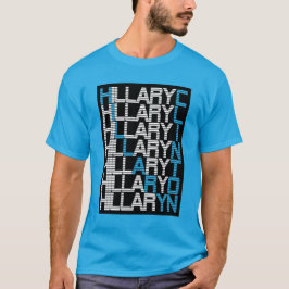 Camiseta pilha do tipo clinton hillary