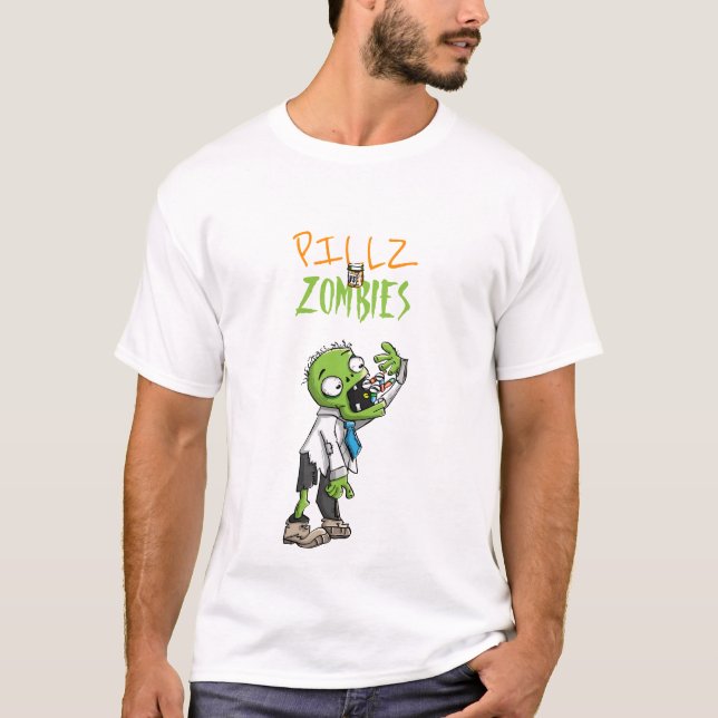 Camiseta Pillz vs Zombies (Frente)