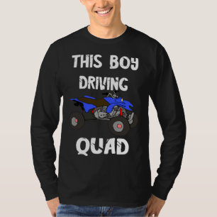 Camiseta Pilot de Quadriciclo ATV Ciclista Offroad Rapazes