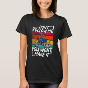Camiseta Pilot de Quadriciclo ATV Vintage Não Me Siga M