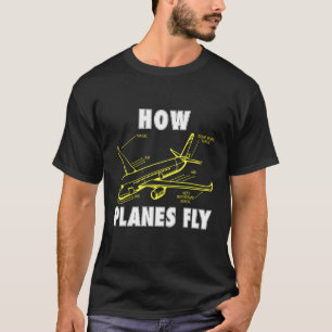 Camiseta Piloto Aeroespacial do Plano Rc Aviário de Voo