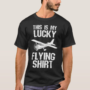 Camiseta Piloto Aviador Este É Meu Sorte De Voar
