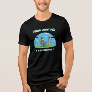Camiseta Piloto Campeão Mundial de Parapente Engraçado à Es