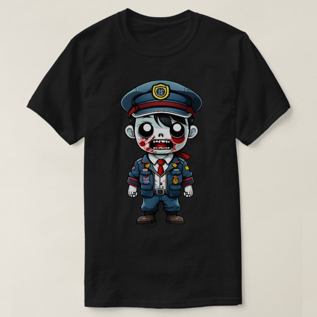 Camiseta Piloto Coreano Zombie (Frente do Design)