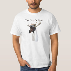 Camiseta Piloto da aviação dos alces do vôo