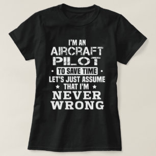 Camiseta Piloto de aeronave