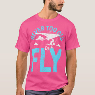Camiseta Piloto de Asa Delta Engraçado Piloto de Asa Delta