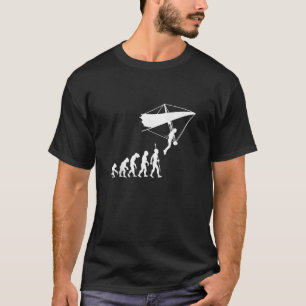 Camiseta Piloto de Asa Delta Voando no Céu Esporte Aéreo Vô