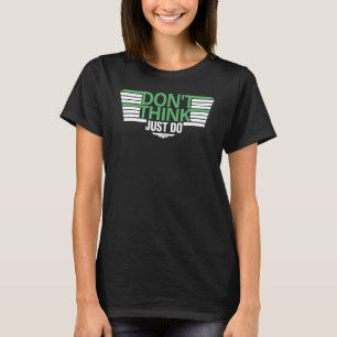 Camiseta Piloto de aviação de avião não pense