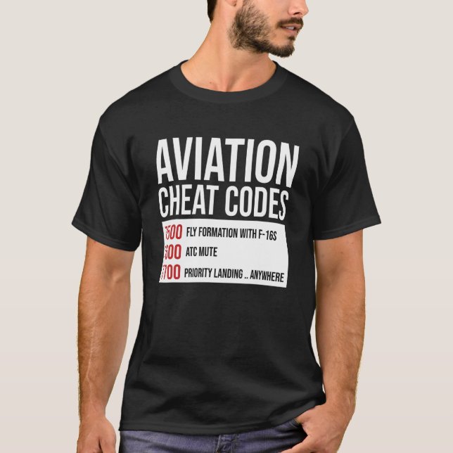 Camiseta Piloto de avião Códigos de aviação Jet F 16s Boné (Frente)