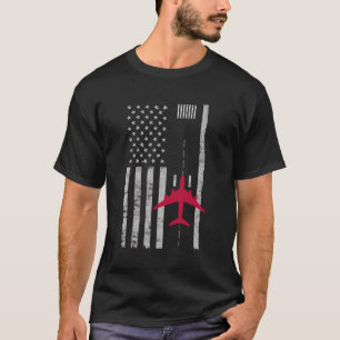 Camiseta Piloto de Avião de Pista do Aeroporto de Sinalizad