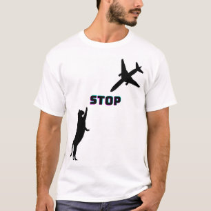 Camiseta Piloto de avião engraçado Cat Husband Wife