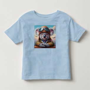 Camiseta Piloto de avião Koala