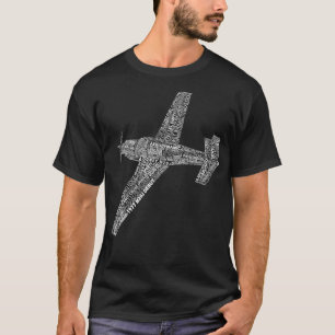 Camiseta Piloto de avião para aeronaves de tipo M20