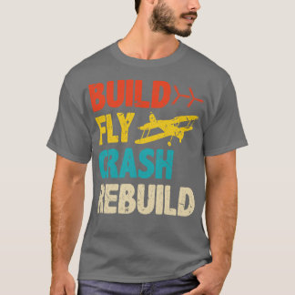 Camiseta Piloto de avião para avião de queda de avião RC