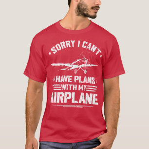 Camiseta Piloto de avião pequeno para aviação