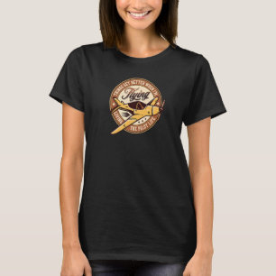 Camiseta Piloto De Avião Prop De Motor De solteiro A Voar