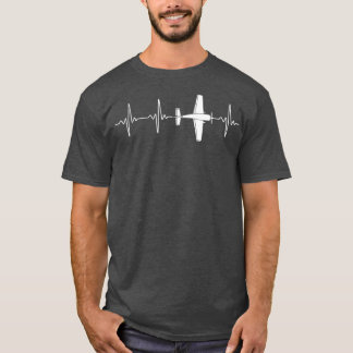 Camiseta Piloto de avião RC com pulsação por rádio controla