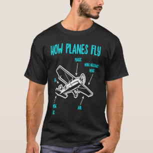 Camiseta Piloto de avião RC para aviões de voo