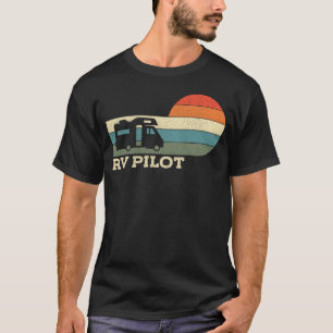 Camiseta Piloto De Campanha Rv Motorhome Campervan Retro Vi