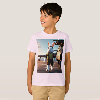 Camiseta Piloto de coelho liso