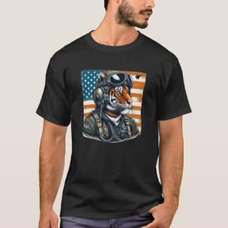 Camiseta Piloto de combate de Tigre