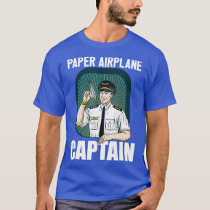 Camiseta Piloto de Dart para o Planador de Papel do Capitã