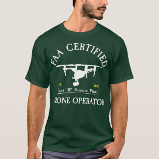 Camiseta Piloto de drone certificado FAA
