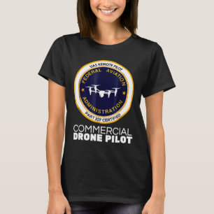 Camiseta Piloto de Drone Comercial de Faa