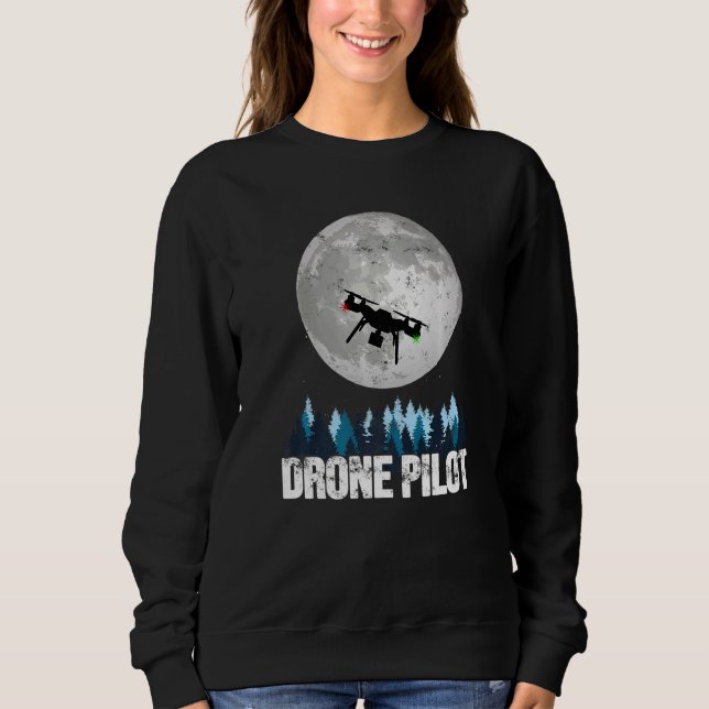 Camiseta Piloto De Drone De Câmera Para Câmera Adulta (Frente)
