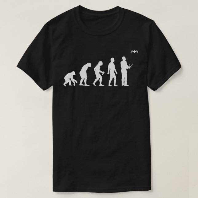 Camiseta Piloto De Drone Evolution Drone Quadrocopter Voand (Frente do Design)