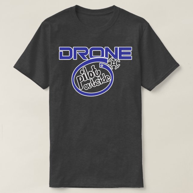 Camiseta Piloto de drone fora (Frente do Design)