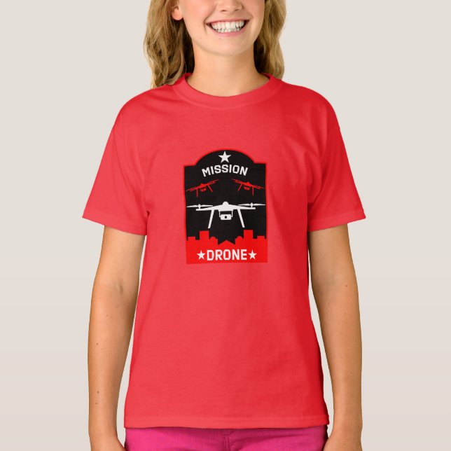 Camiseta Piloto de Drone Hobby (Frente)
