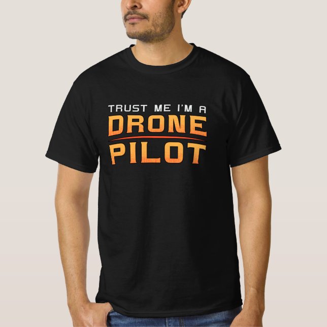 Camiseta Piloto de Drone Quadcopter Camera FPV Drones prese (Frente)
