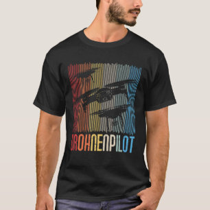 Camiseta Piloto De Drone Vintage Quadrocopter Fpv Rc Drone 