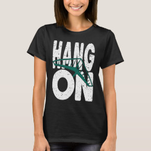 Camiseta Piloto De Fato De Asas De Descamação De Pé Em Pé