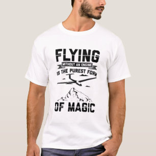 Camiseta Piloto de Glação Glider Hobby Sailplane Gift Ide