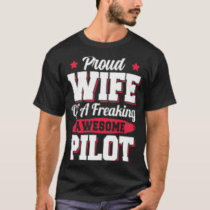 Camiseta Piloto de instrutor de voo para aviação de avião E