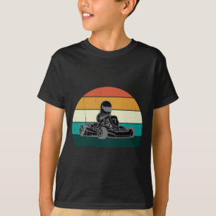 Camiseta Piloto de kart_ cool kartismo vintage_motor piloto