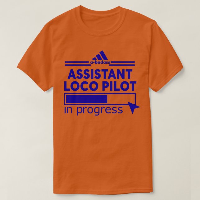CAMISETA PILOTO DE LOCO ASSISTENTE (Frente do Design)