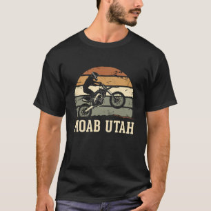 Camiseta Piloto de Moto de Terra Moab Utah Motivo Vintage P