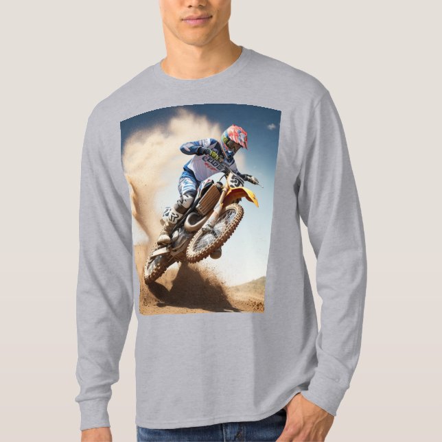 Camiseta Piloto de Motocross (Frente)