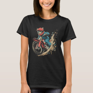 Camiseta Piloto de motocross Cat em Motocross
