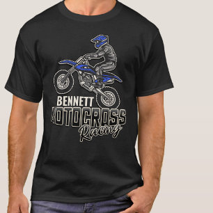 Camiseta Piloto de Motocross de Dirt Bike de NOME Personali
