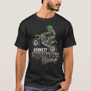 Camiseta Piloto de Motocross de Motocicleta Personalizada N