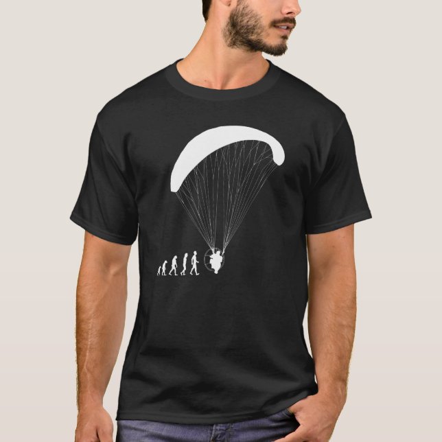 Camiseta Piloto de Paramotor de Evolução (Frente)